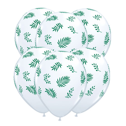 Balão folhas tropicais