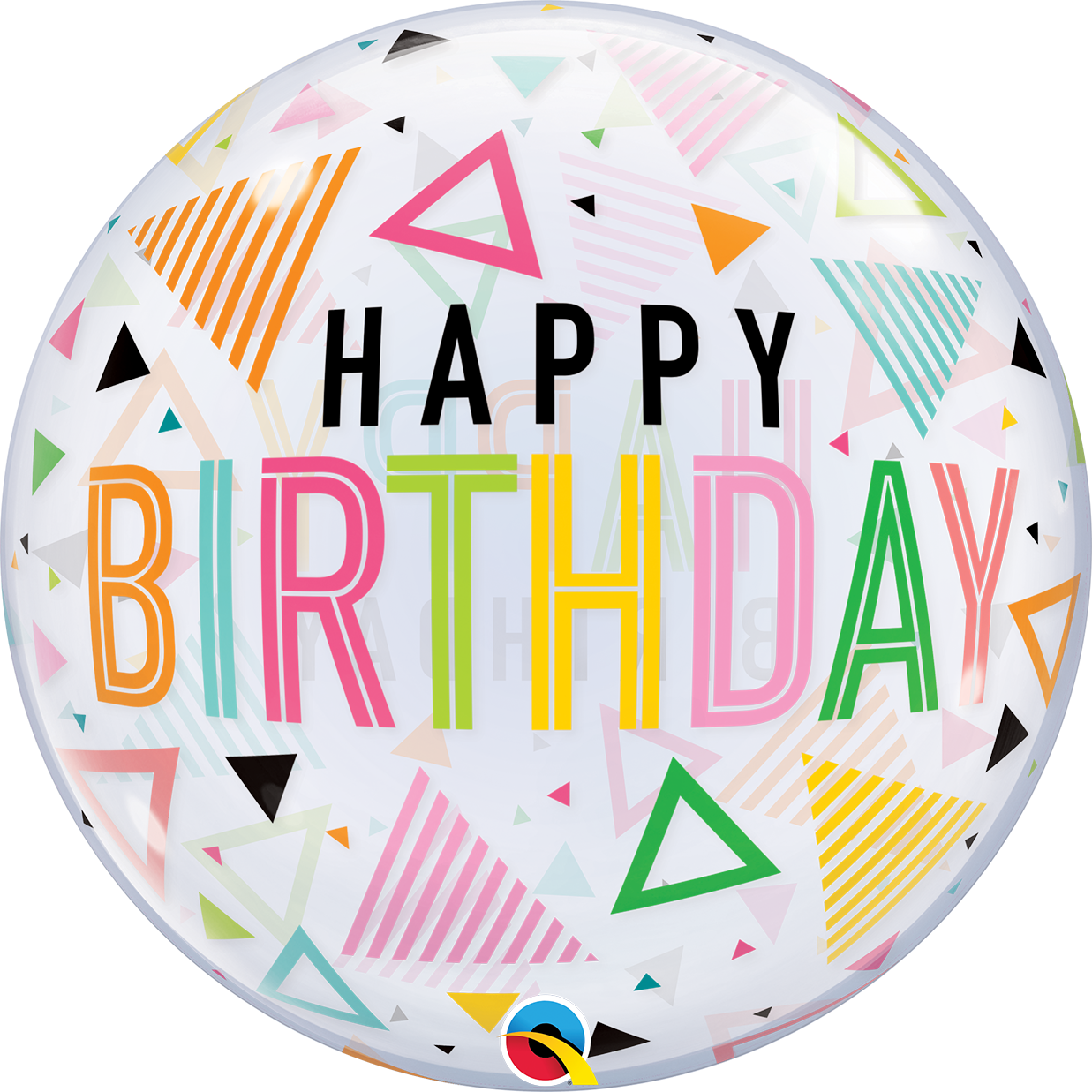 Bubble happy birthday