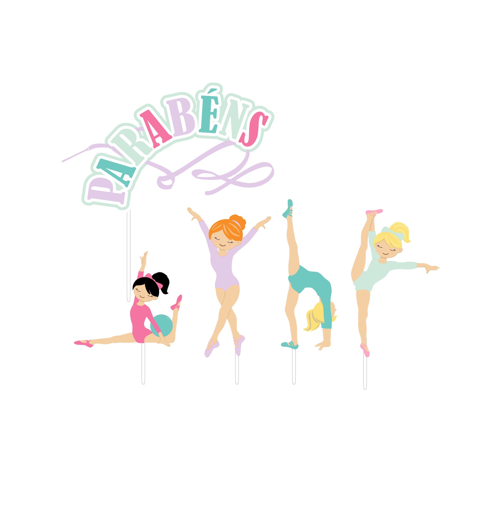 Festa na caixa - Ginastas