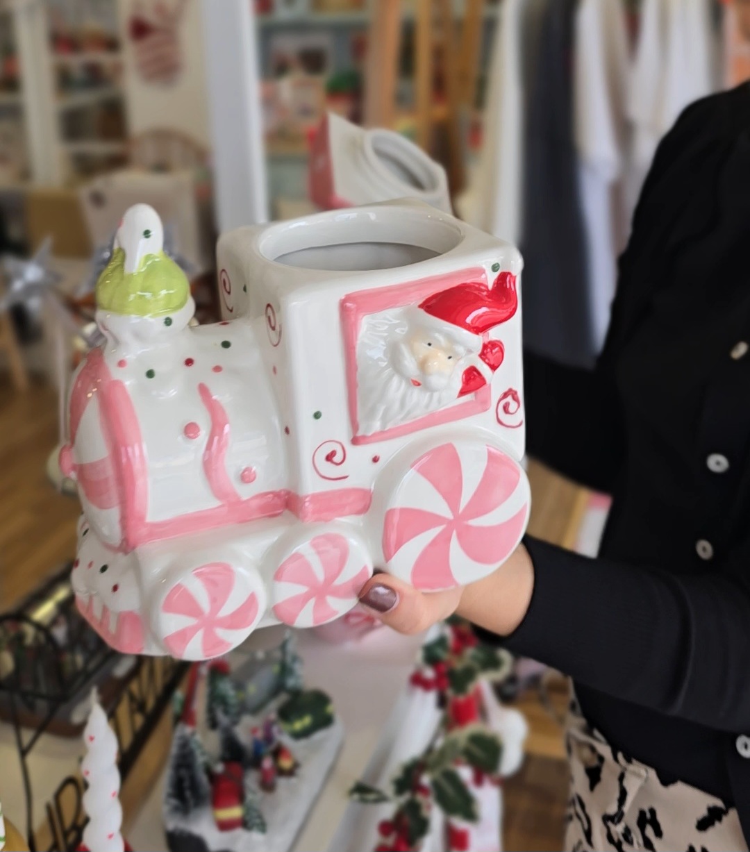 Caixa cerâmica | comboio de Natal