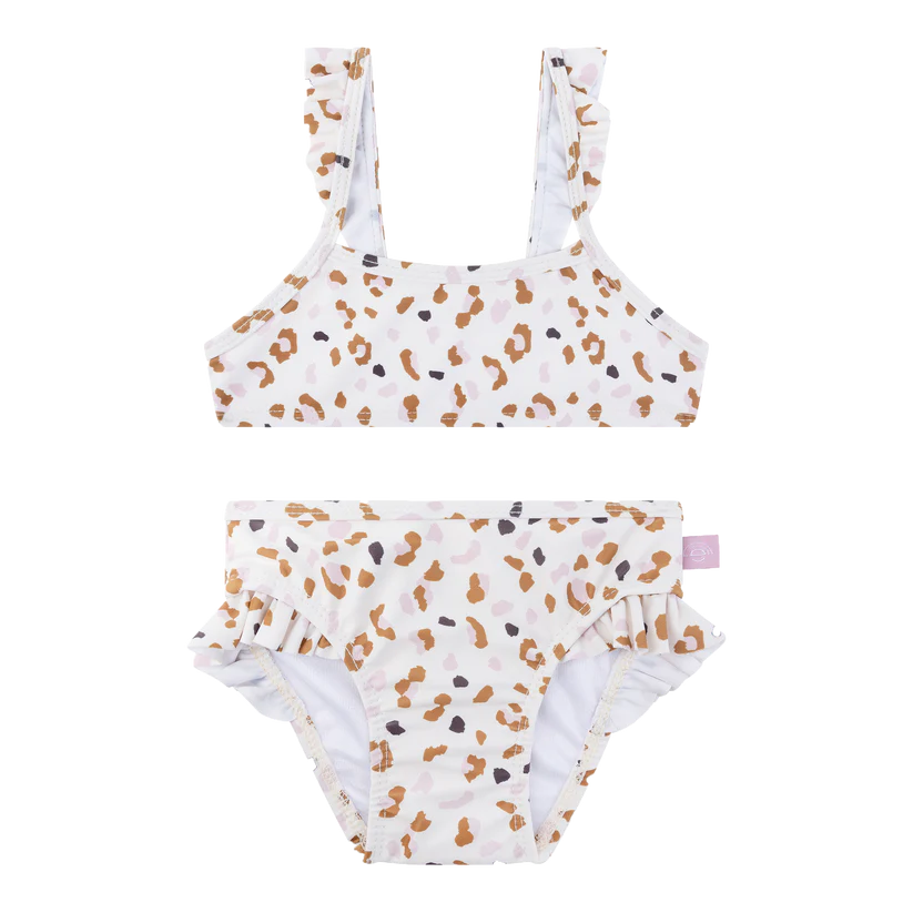 Bikini UV | Khaki Panther Print | 4-12Y