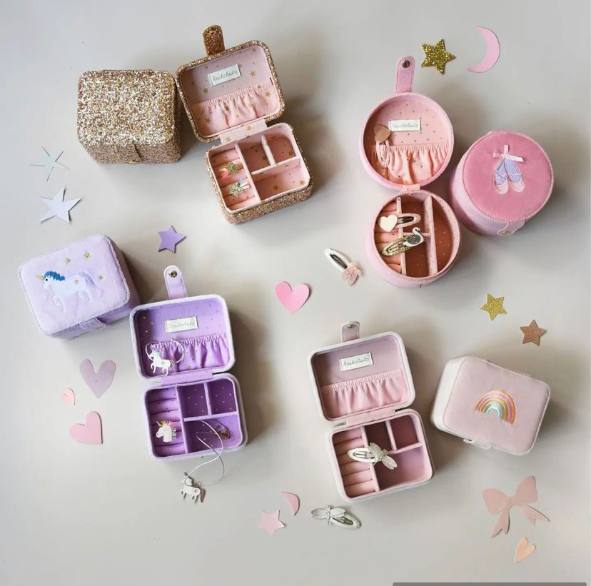 Caixa para joias Dourada | Glitter