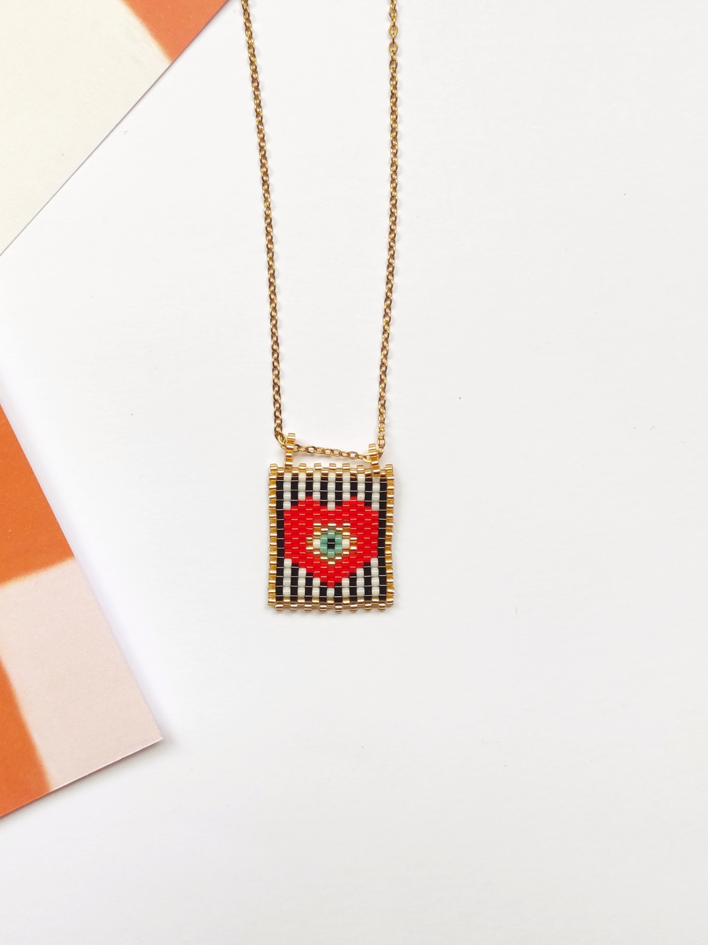 Colar | Heart red | missangas