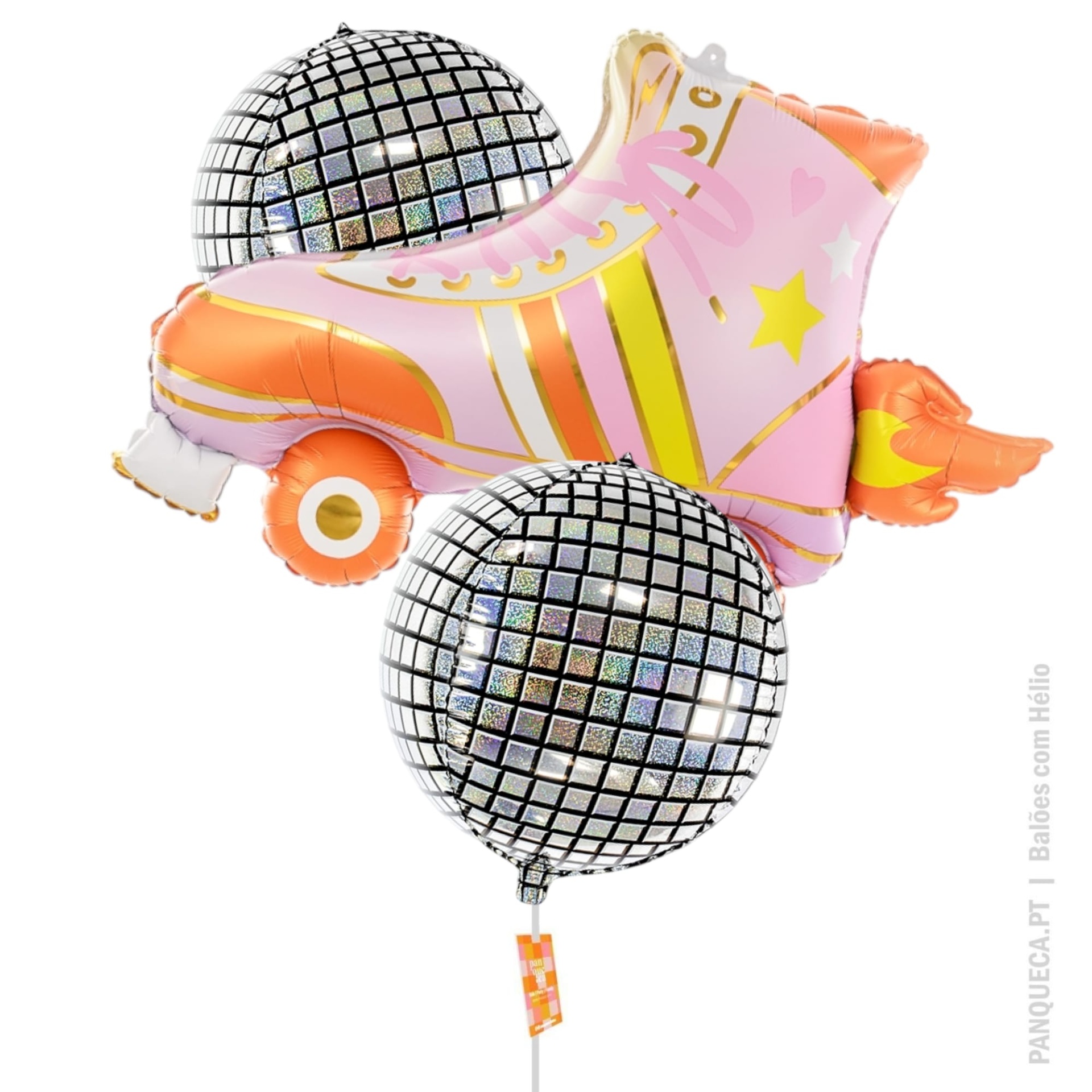 Conjunto de balões | Hélio | Patins disco
