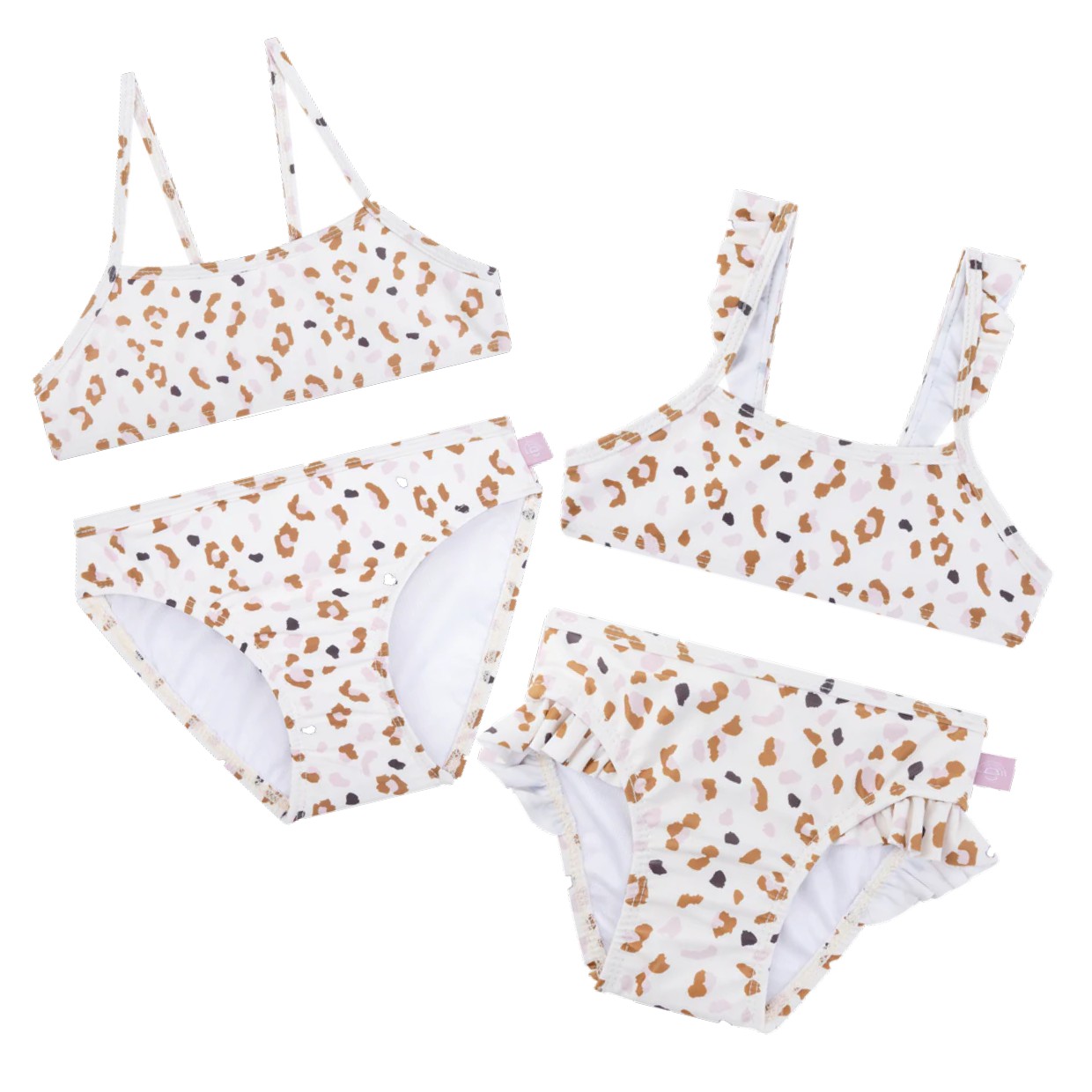 Bikini UV | Khaki Panther Print | 4-12Y