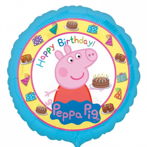 Balão Peppa Pig Happy Birthday
