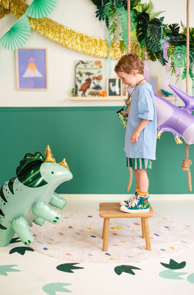 Grinalda de franjas ouro