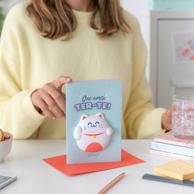 POSTAL SQUISHY - QUE SORTE TER-TE!