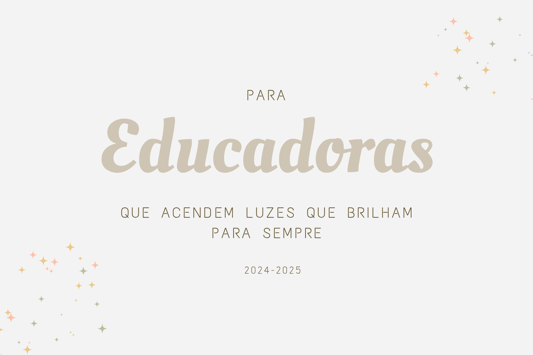 Conjunto de velas | Educadora | Glitter