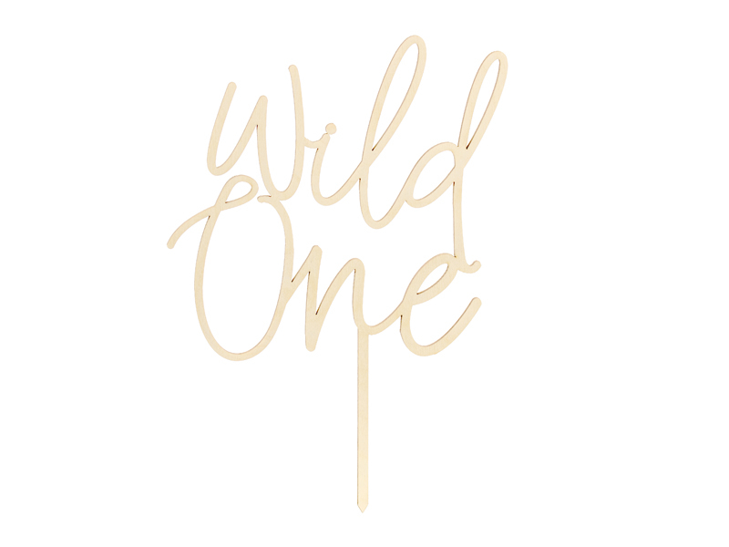 Cake topper Wild One | madeira