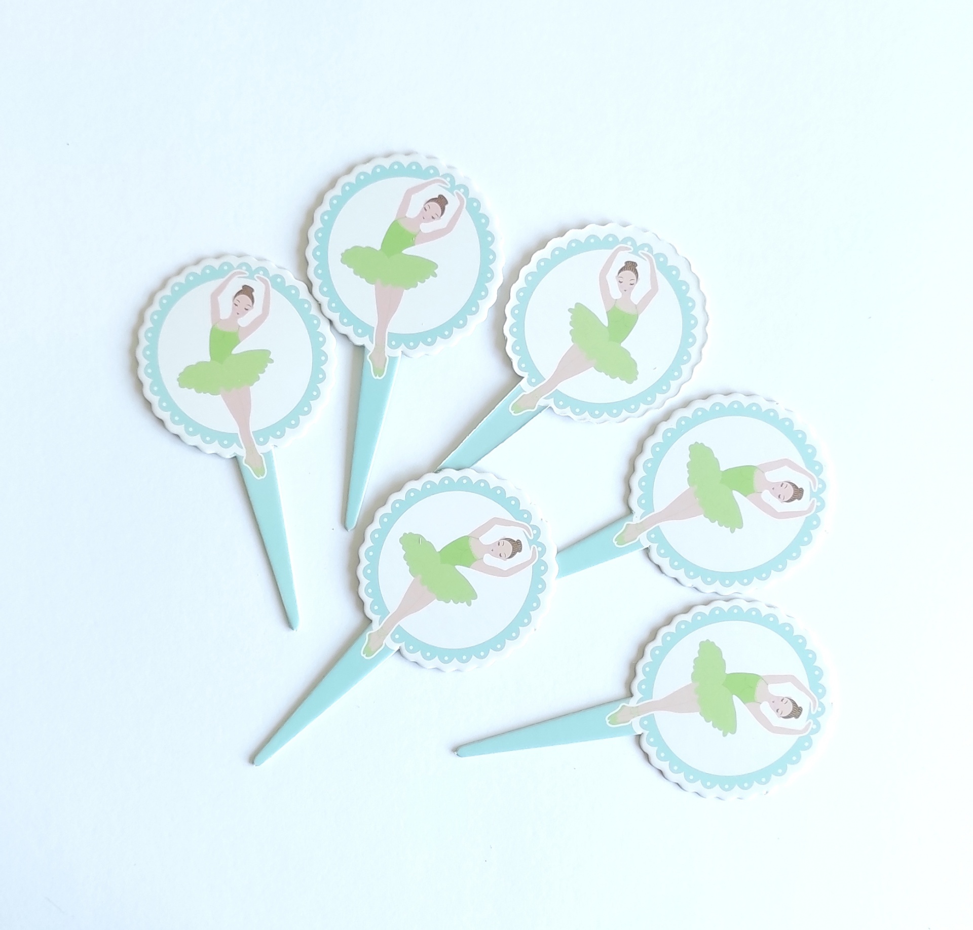 Cake topper bailarinas