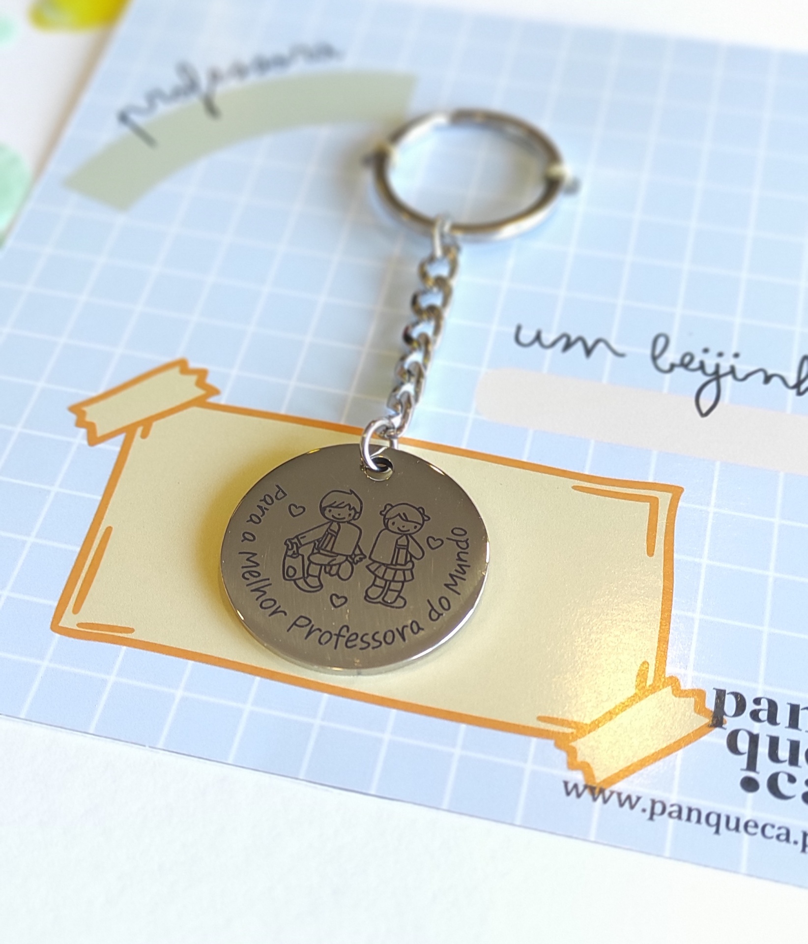 Porta-chaves - Para a melhor professora do mundo