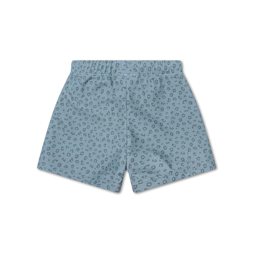 Boxer de praia | Green Panther Print | 1-6Y