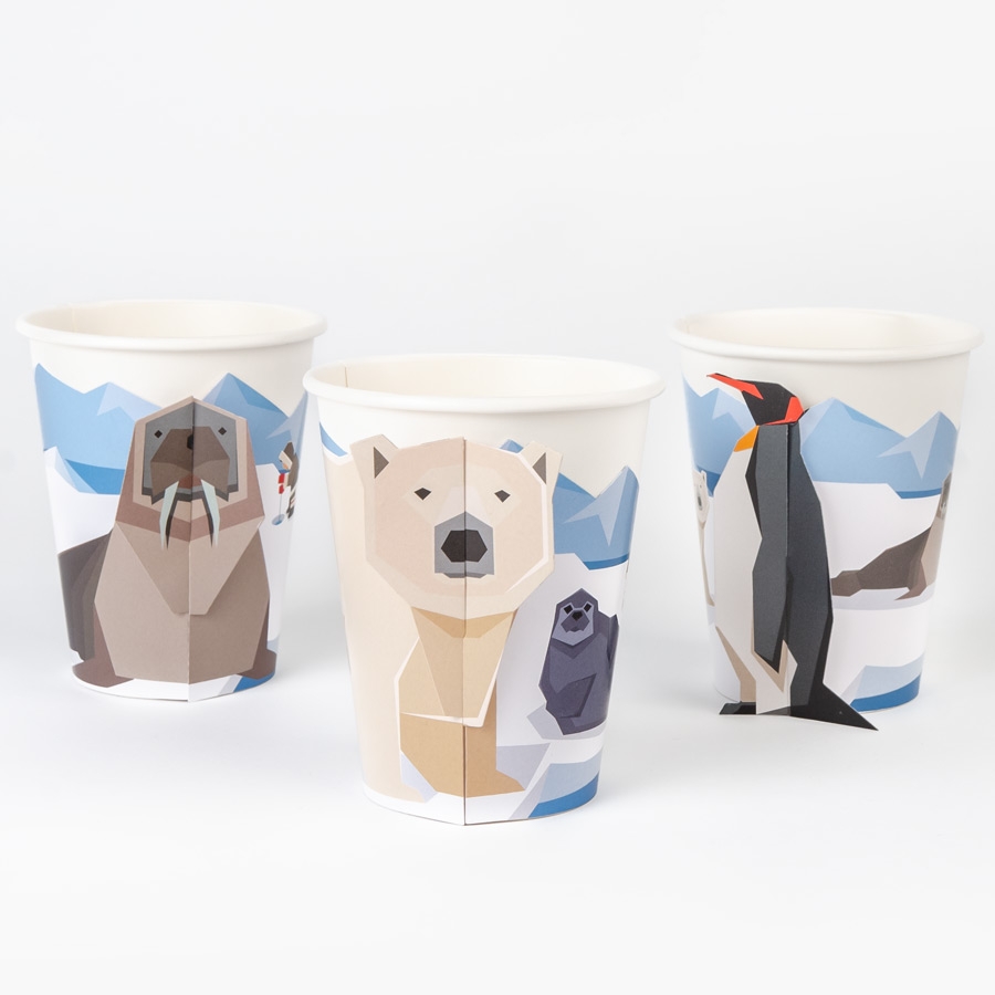 Copos Urso Polar eco-responsável