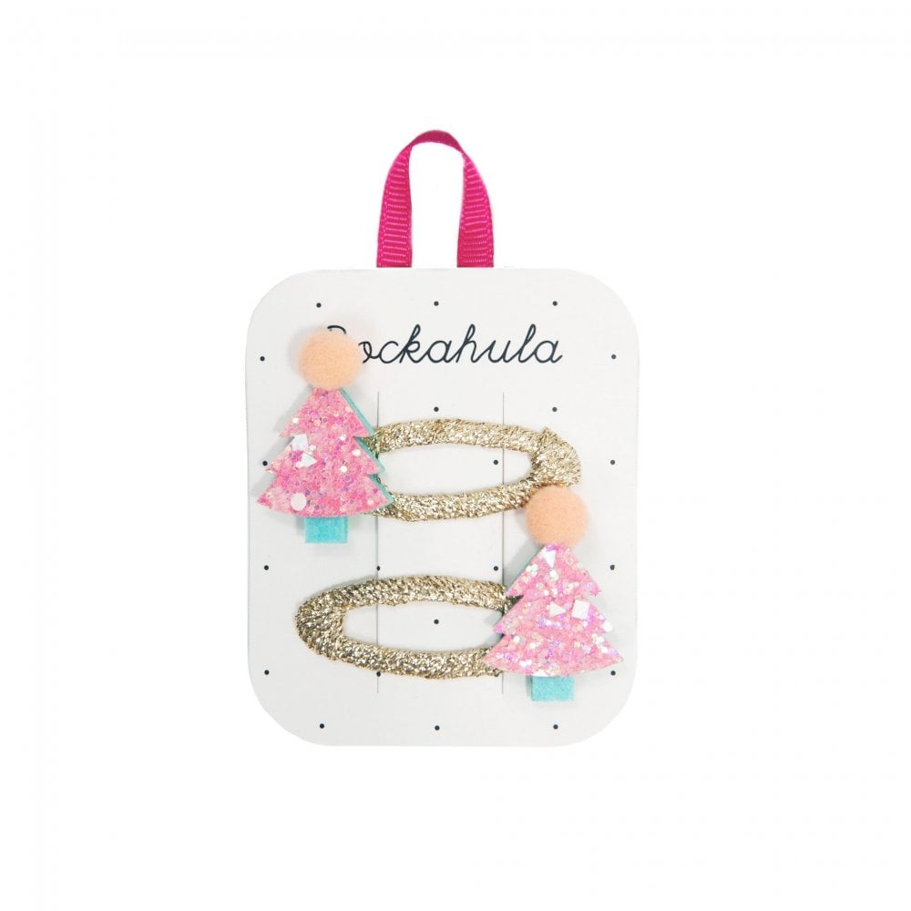 Ganchos para cabelo Natal Pink