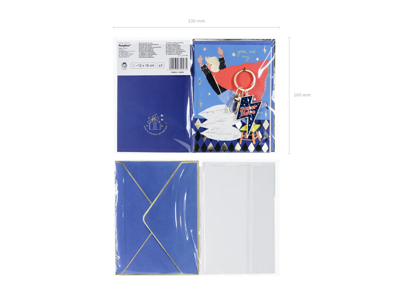 Postal Super Hero com Pota-Chaves