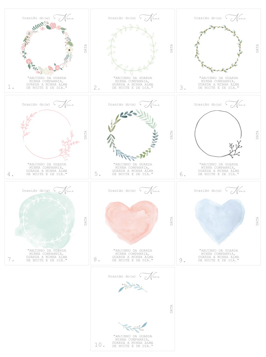 Pagela com anjinho em gesso