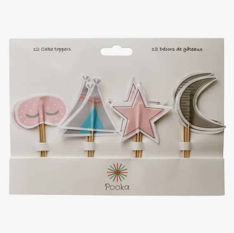 Cake toppers Festa do pijama