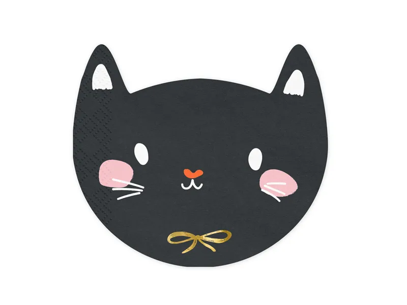 Guardanapos | Gato Preto | Halloween