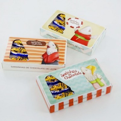 Sardinhas de Chocolate | Cartão Coleção icones