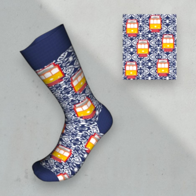 MEIAS | ELÉCTRICO AZULEJO