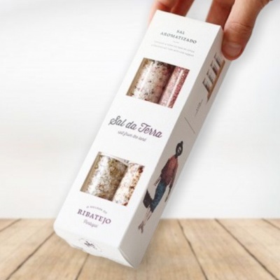 Conjunto - 4 tubos sal aromatizado | O Melhor do Ribatejo