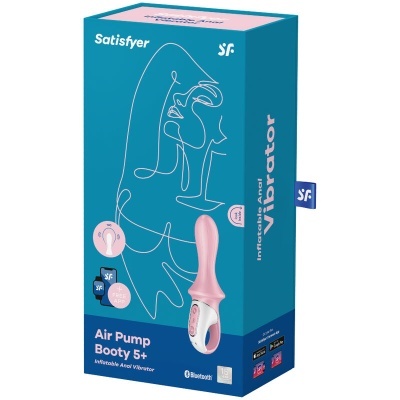 SATISFYER VIBRADOR ANAL AIR PUMP BOOTY 5+
