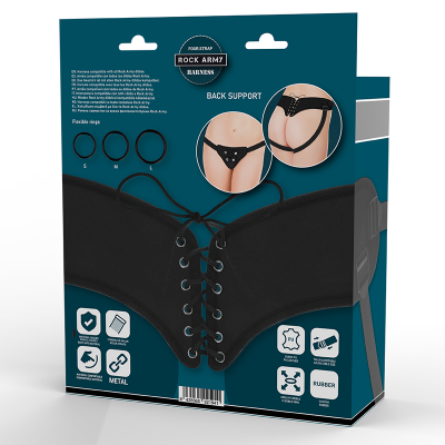 ARNÊS AJUSTÁVEL ROCKARMY E ANÉIS FLEXÍVEIS