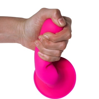HITSENS 4 DILDO DE SILICONE FÚCSIA