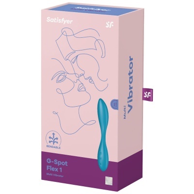SATISFYER G-SPOT FLEX 1 MULTI VIBRADOR (AZUL)