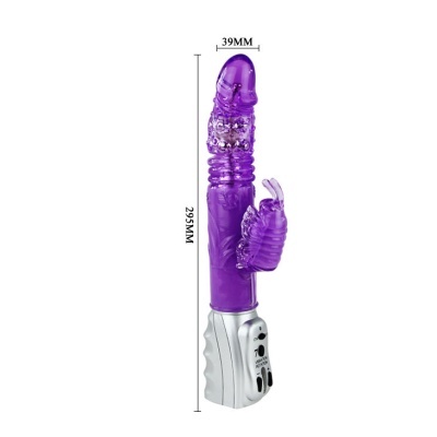 VIBRADOR DE TULIPA DE DANÇA DE BORBOLETA PARA CIMA E PARA BAIXO