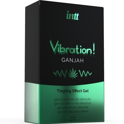 PODEROSO ESTIMULANTE ÍNTIMO GEL VIBRATÓRIO LÍQUIDO CANNABIS 15ML