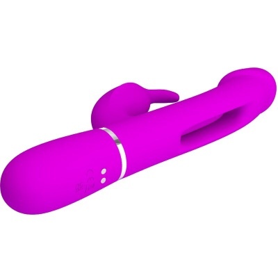 VIBRADOR COELHO DEJON 3 EM 1 MULTIFUNO VIOETA