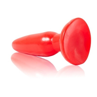 DANCE - PLUG ANAL PEQUENO VERMELHO 15 CM
