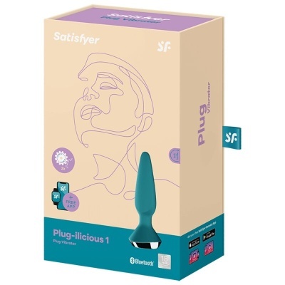PLUG ANAL VIBRADOR SATISFYER ILICIOUS 1 (VERDE)