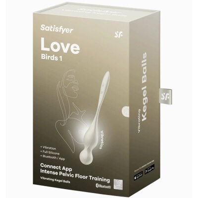 BOLAS DE KEGEL VIBRANTES LOVE BIRDS BRANCO
