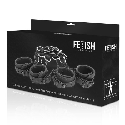 FETISH SUBMISSIVE LUXURY Restrições de cama