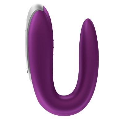 VIBRADOR SATISFYER DOUBLE FUN PARTNER (PURPLE)