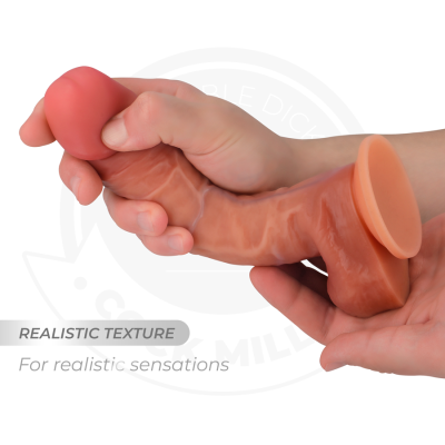 DILDO ARTICULÁVEL HIPERREALISTA 19,3 CM