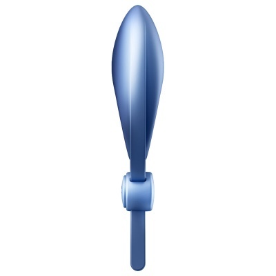 ANEL PENIANO COM VIBRAÇÃO SATISFYER SNIPER (AZUL)