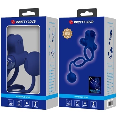 REMINGTON ANEL VIBRADOR DUPLO COM PLUG AZUL