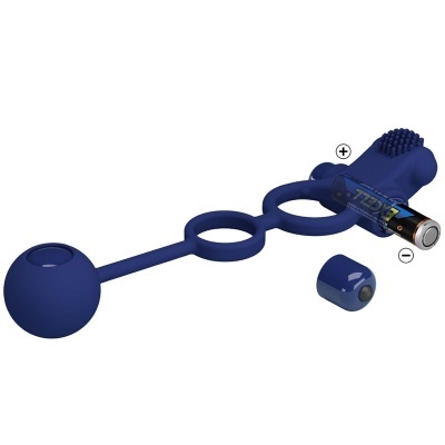 REMINGTON ANEL VIBRADOR DUPLO COM PLUG AZUL