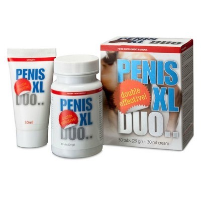 COBECO AUMENTO DE PÊNIS XL (30 pils + 30ml creme) Duo Pack