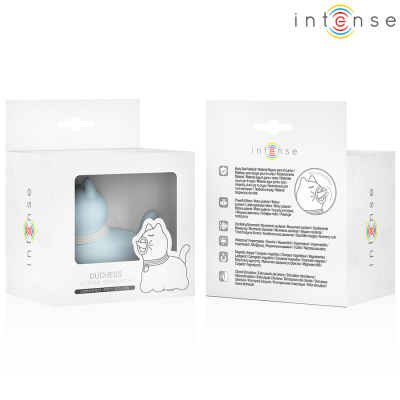 ESTIMULADOR DUCHESS COM LÍNGUA GIRATÓRIA 360º AZUL