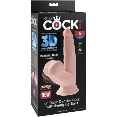 DILDO KING COCK PLUS TRIPLE DENSITY 12,7cm