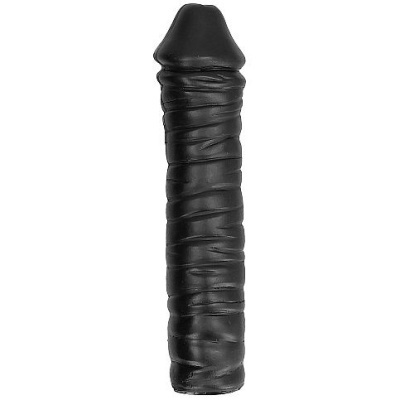 DILDO ANAL ALL BLACK NO BALLS (38cm)