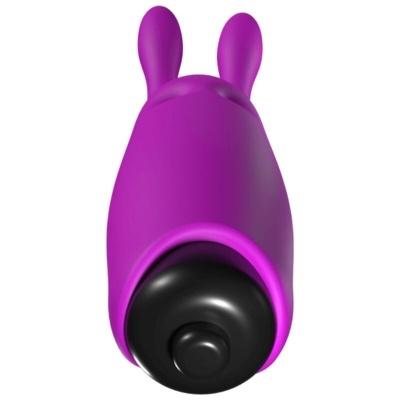 VIBRADOR DE COELHO VIOLETA DE BOLSO LASTIC