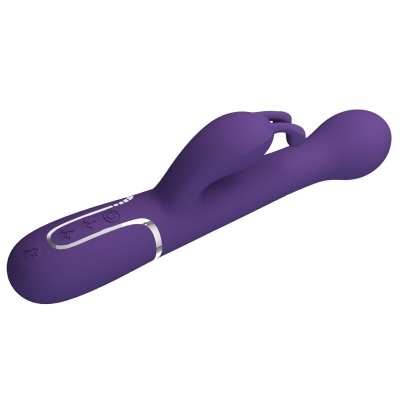 VIBRADOR COELHO DEJON 3 EM 1 MULTIFUNO ROXO