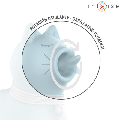 ESTIMULADOR DUCHESS COM LÍNGUA GIRATÓRIA 360º AZUL