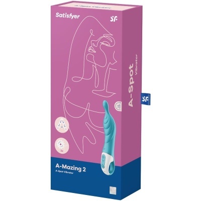 VIBRADOR SATISFYER HOT LOVER (LIGHT BLUE)